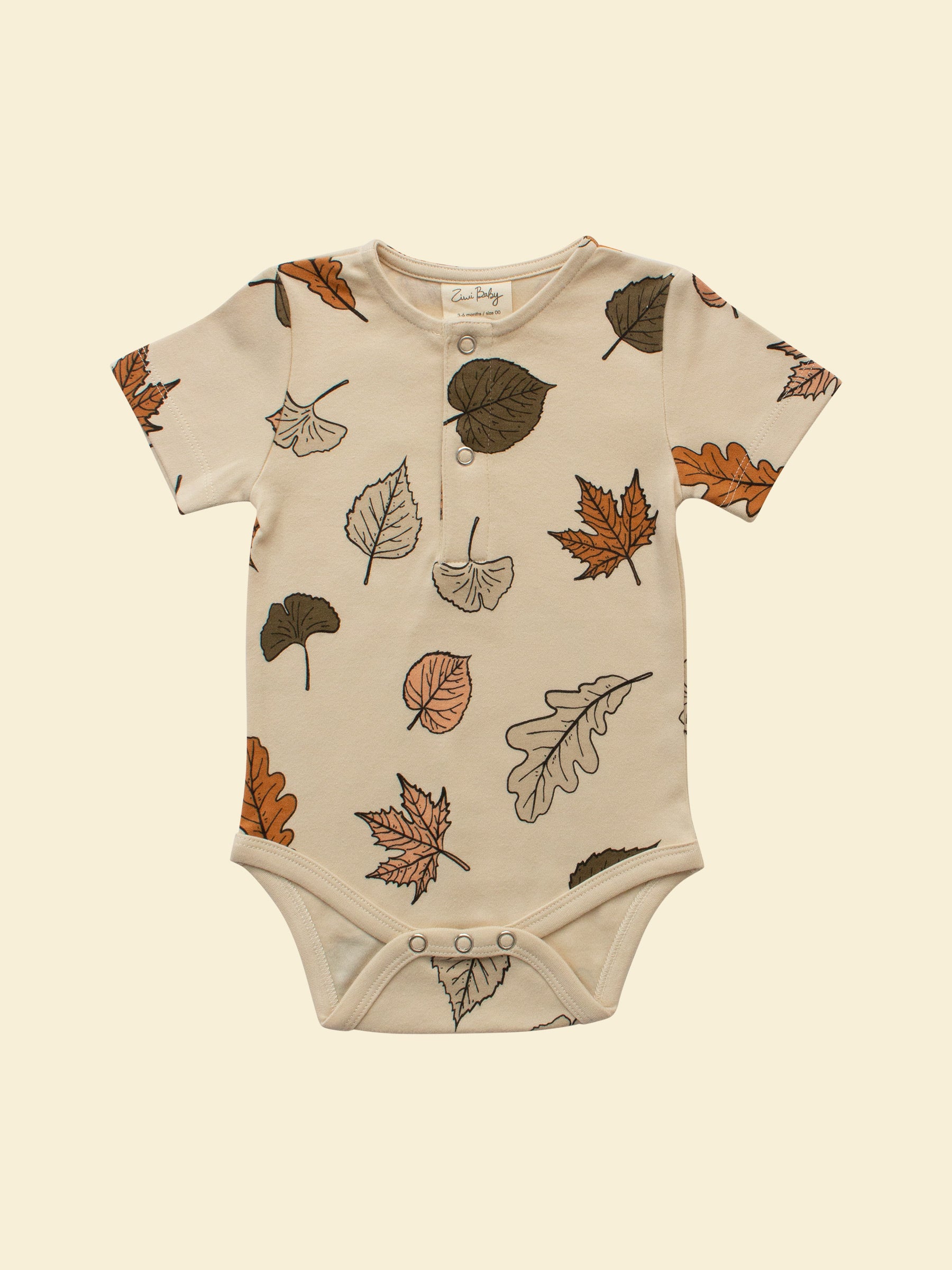 Gender Neutral Baby Onesie - Fall Leaf