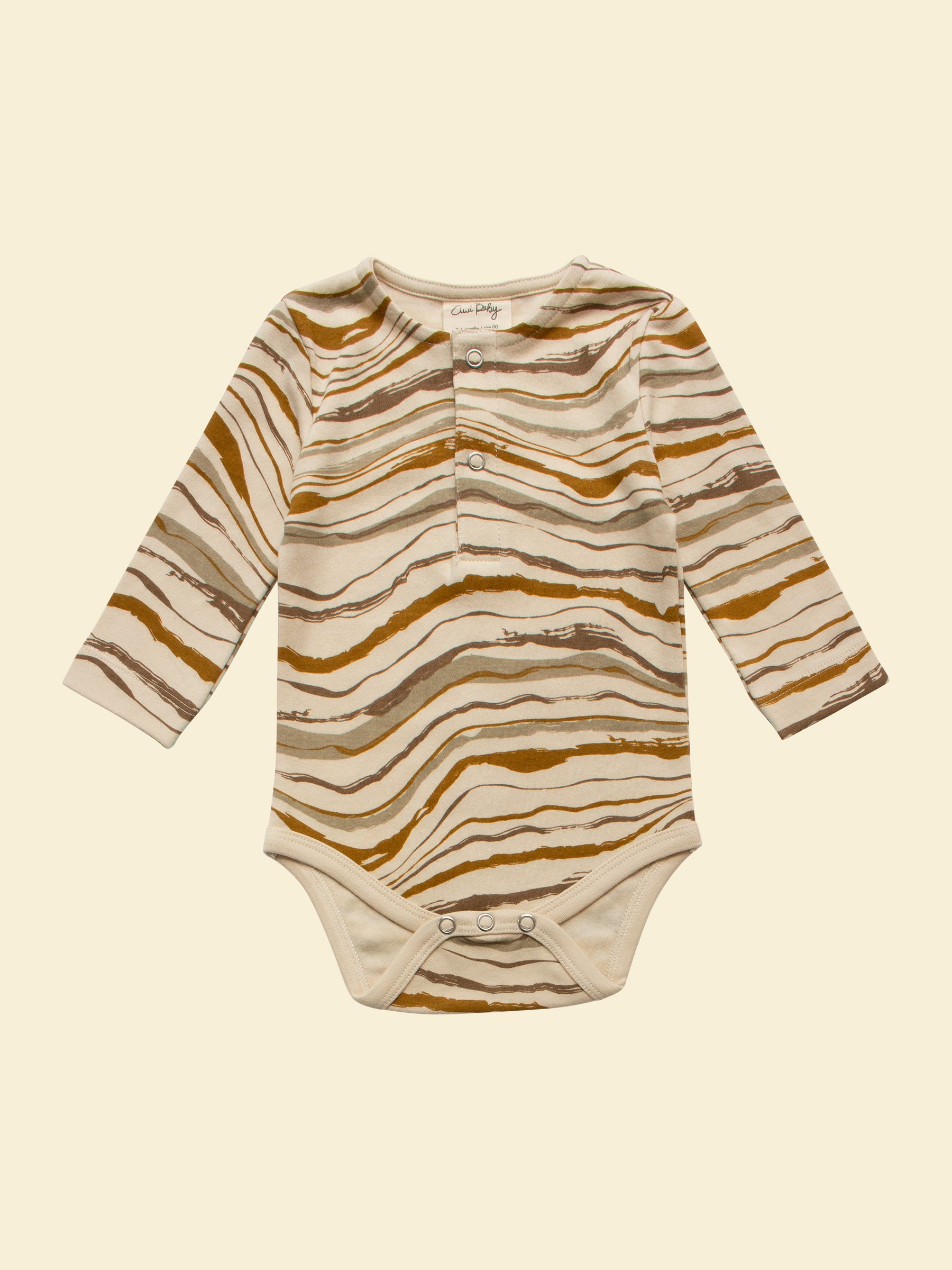 Infant Long-sleeve Bodysuit - Wave