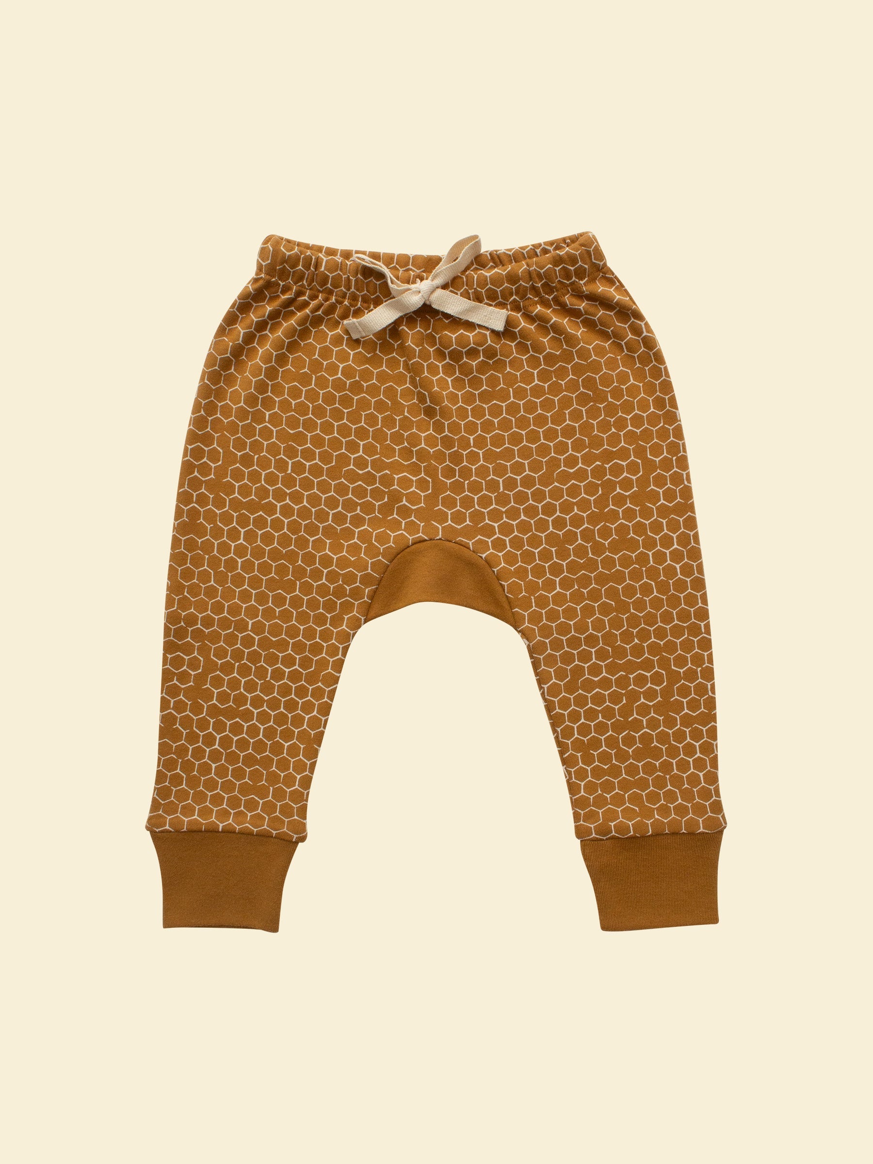 Baby Slim Harem Pants - Honeycomb