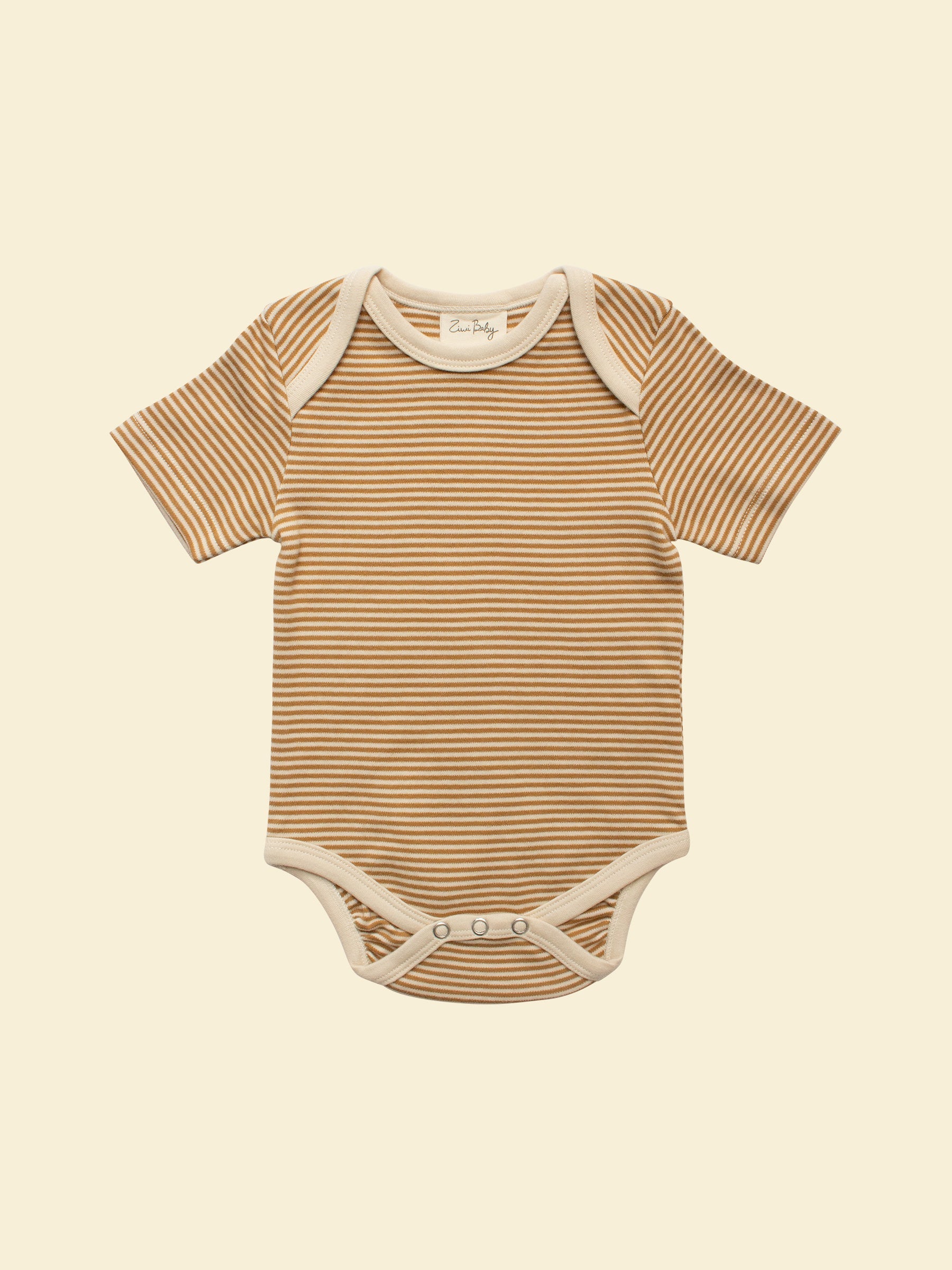 Baby Onesie - Ochre Stripe