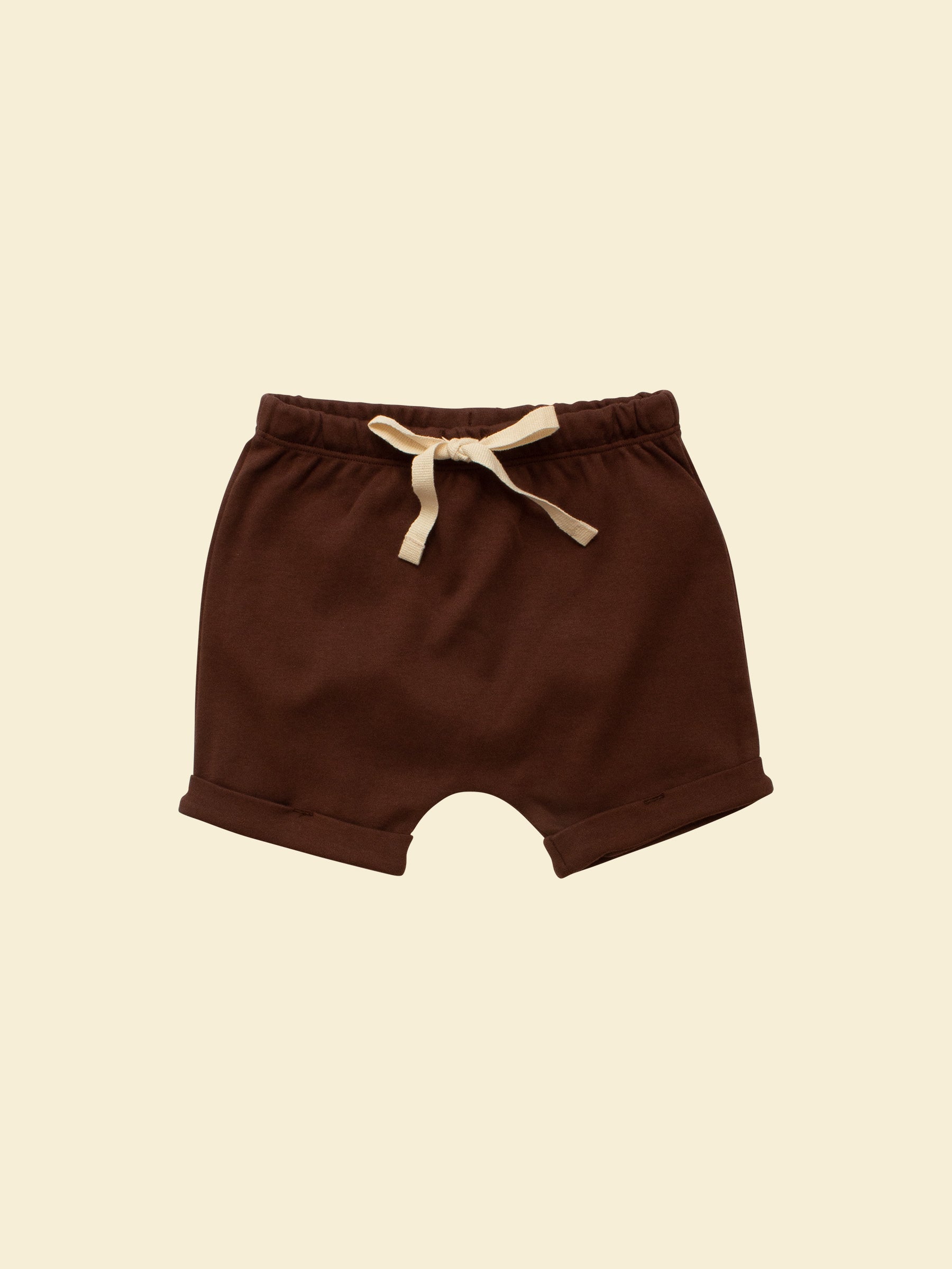 Jersey Baby Shorts - Earth (front)