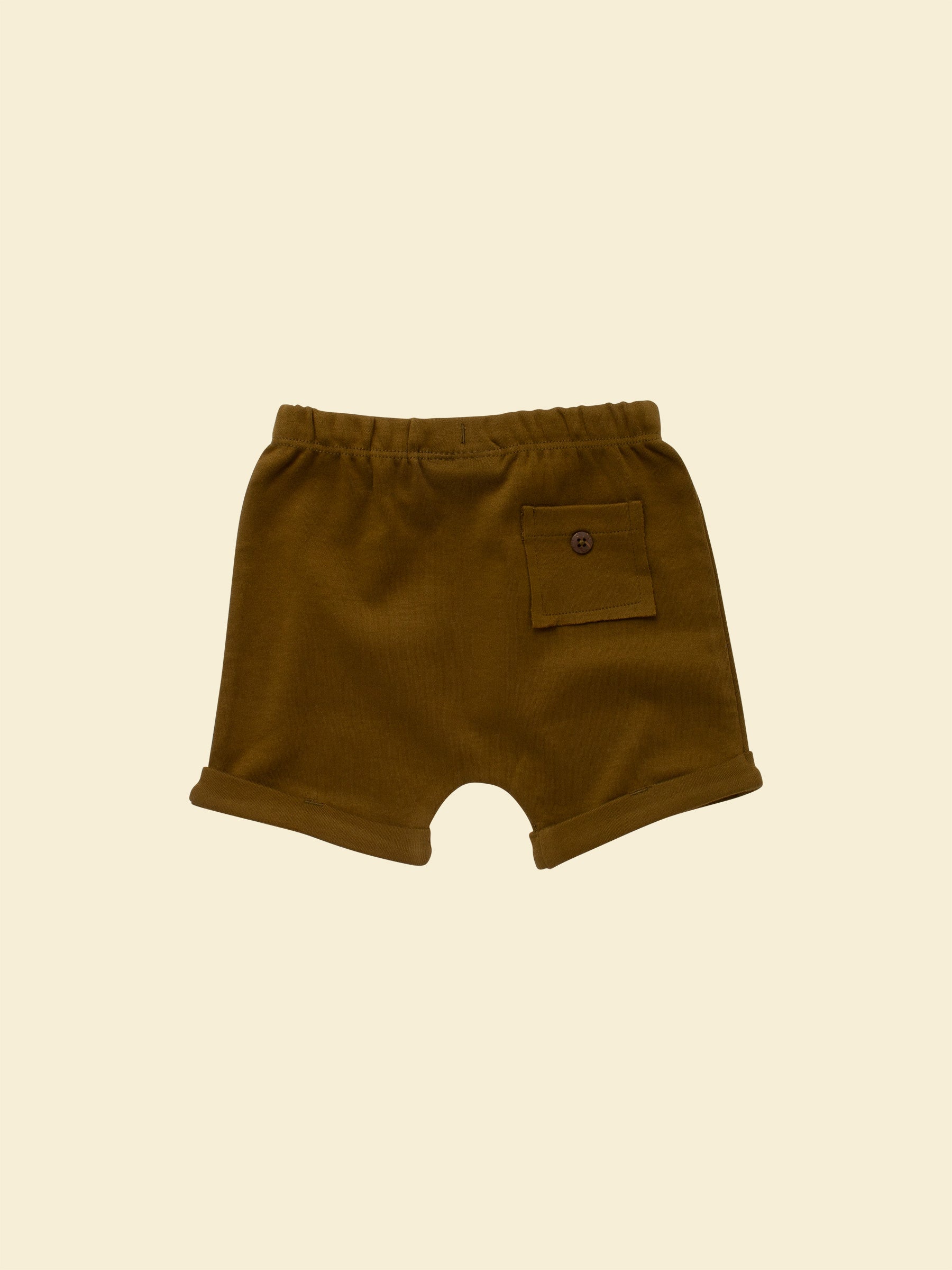 Gender Neutral Shorts - Olive (back)